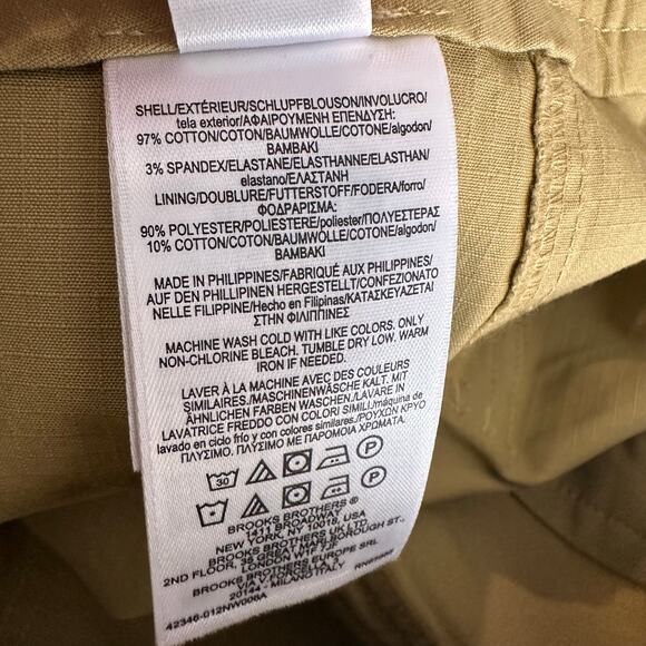 Brooks Brothers Cotton Ripstop Surplus Pants 34x30 - Picture 9 of 13
